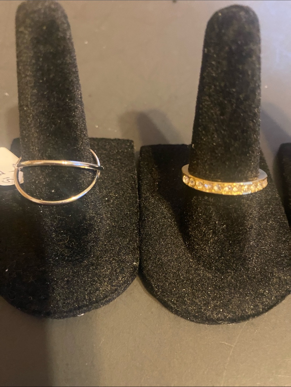 Delicate Mixed Metal Stacking Rings - Gold & Silver - Picture 2 of 4